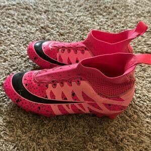 Pink soccer Cleats